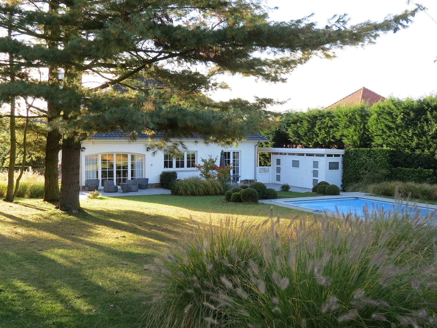 Jardin en bordure de champ